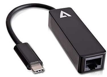 V7 Koncentrator USB-C-Adapter-parent czarny UCRJ45-BLK-1N (V7UCRJ45-BLK-1N)