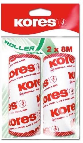 Kores do rolki do kłaczków Roller, 2 x 8 m, zestaw 2 szt., czerwony 32402