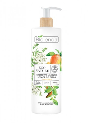 Bielenda Eco Nature nawilżające kremowe mleczko myjące do ciała 400ml