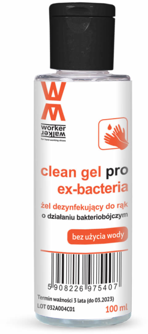 Worker&Walker Żel Antybakteryjny do rąk 100ml Clean Gel Pro Worker 6102