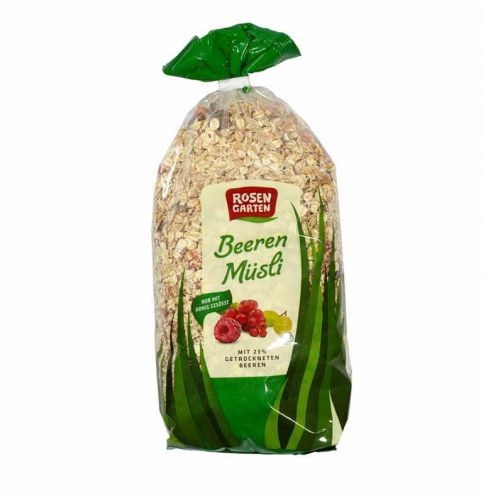 Musli z 23% owoców leśnych BIO 750 g Rosengarten