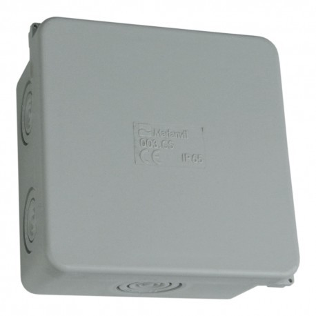 Marlanvil SpA Puszka natynkowa 80x80 6+2 membrany IP65 003.CS M-L 0943 003.CS