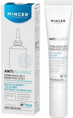 Mincer Pharma Pharma Antiallergic odmładzający krem pod oczy No.1104 15ml 52791-uniw