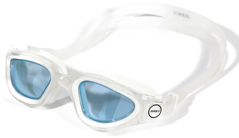 Zone3 Vapour Okulary pływackie Polaryzacyjne, blue/clear/white 2020 Okulary do pływania SA20GOGVA106/OS