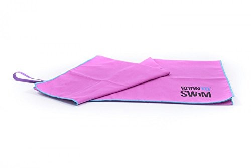 BornToSwim Bor NTO Swim sportowy ręcznik z mikrofazy, liliowy, 70 x 140 cm 99