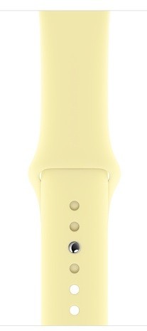 Apple Pasek sportowy w kolorze łagodnym żółtym do koperty 44 mm-MTPV2ZM/A
