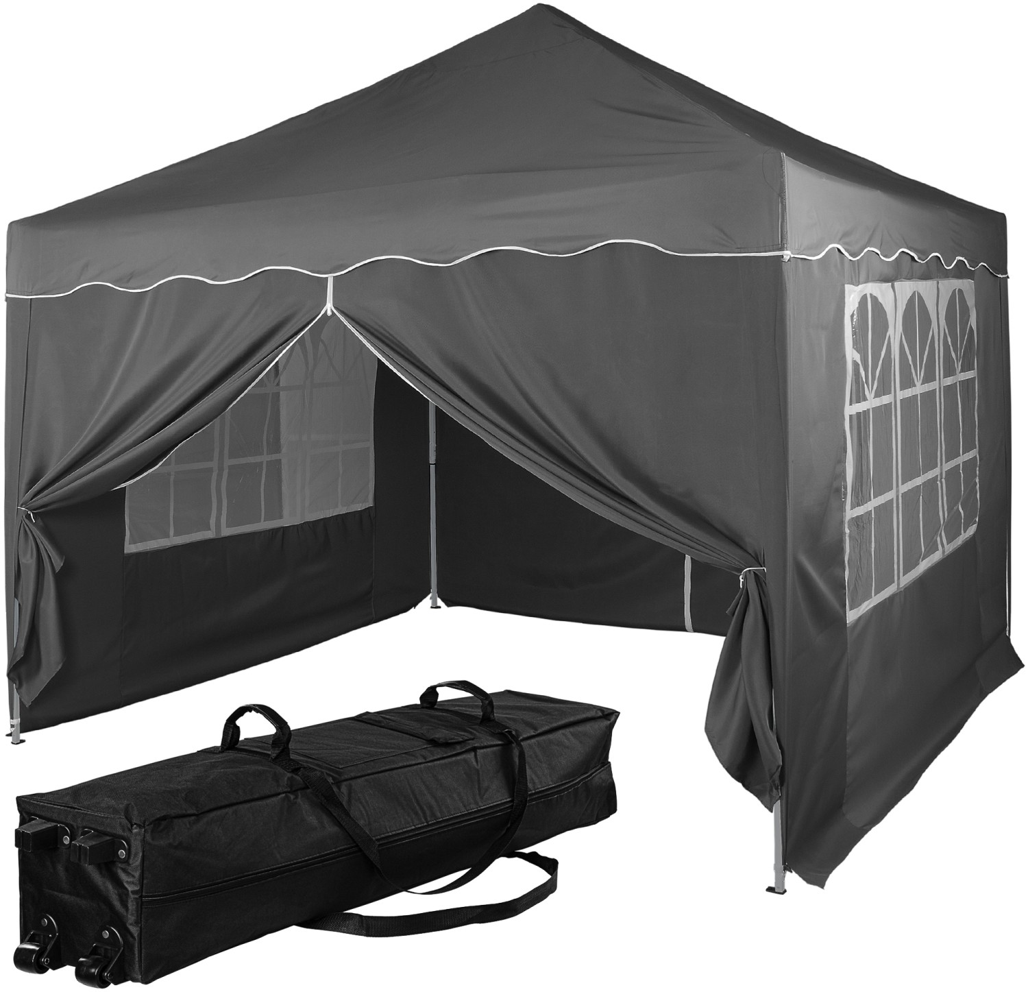 INSTENT EKSPRESOWY SZARY PAWILON OGRODOWY 3x3 M + 4 ŚCIANY 30030474