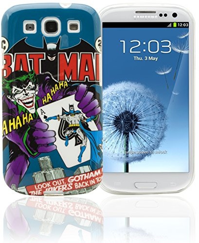 Phonix DC Comics oryginalne Batman Comics Case z folią ochronną na wyświetlacz do Samsung Galaxy S3 I9300 8018435244977