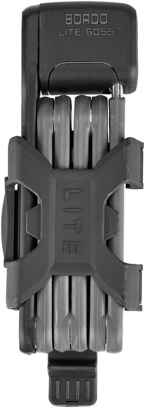 Abus Bordo Lite Mini 6055/60 SH Folding Lock, czarny 2022 Zabezpieczenia rowerowe 62102