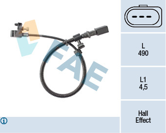 FAE Generator impulsów, wał korbowy 79384 79384