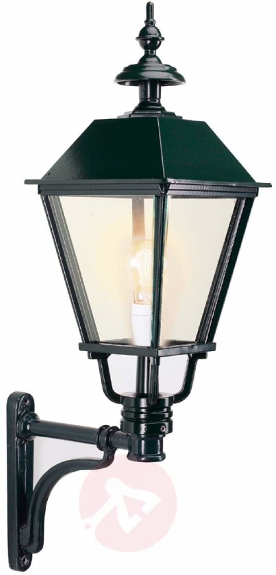 K. S. Verlichting B. V. Klasyczna lampa ścienna zewnętrzna Eemnes, czarna