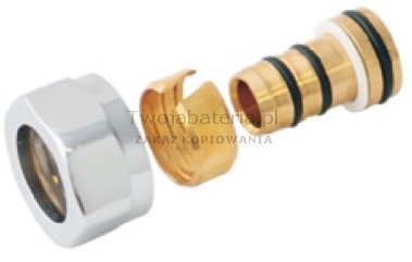 Terma akcesoria adapter na alu-pex M22x1,5 TGACR011