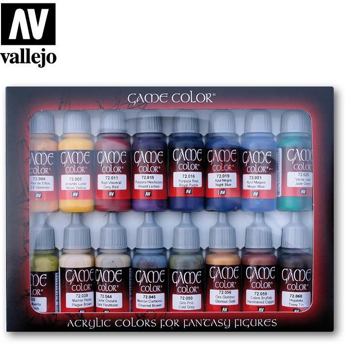 Vallejo Game Color Zestaw 16 farb - Advanced Vallejo 72298
