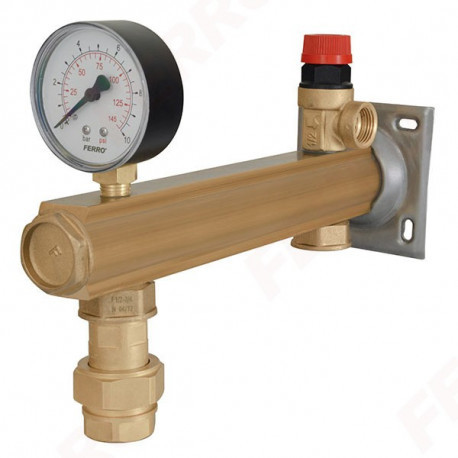 Ferro Grupa bezpieczeństwa C.W.U. 6 bar z szybkozłączem GBMW60SN01 GBMW60SN01