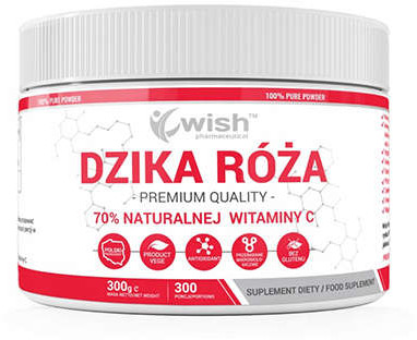 Wish Pharmaceutical Dzika Róża 70% Witaminy C [ 300g ] - Pharmaceutical