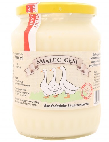 Desmal Smalec gęsi - tradycyjny 100% - Desmal - 720ml 00743