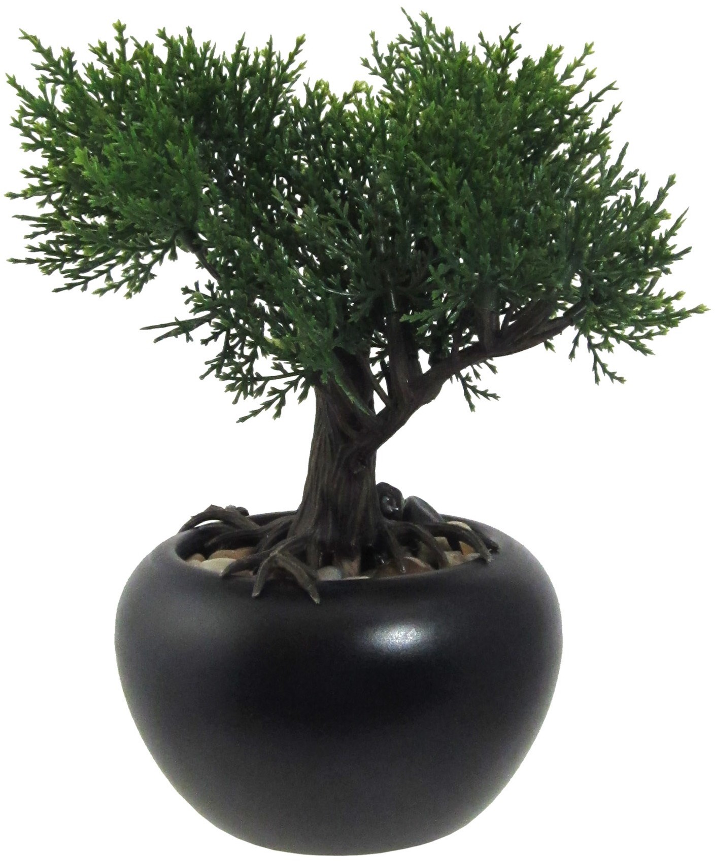 Sztuczne bonsai Cedr w doniczce zielony, 19 cm