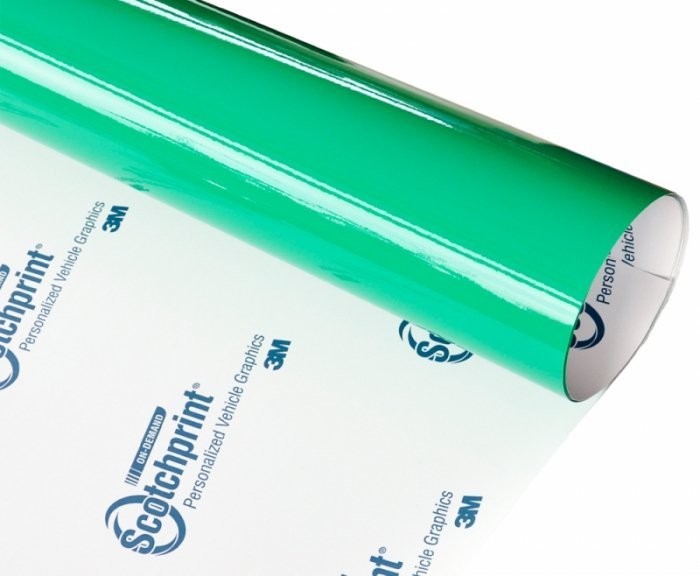 Folia Zielony Połysk 3M G46 1080 152x100cm G46 152X100