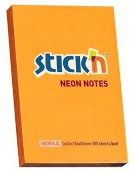 STICKN NOTES SAMOP.STICK N 76X51MM POMA.NEON 21160