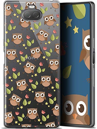 Sony Caseink Etui ochronne do Xperia 10 Plus, 6,5 cala, ultracienkie, sowa CRYSPRNTETEXP10PLUSHIB