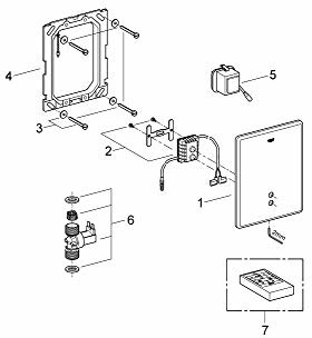 GROHE 37749000 Mounting-Set 230V