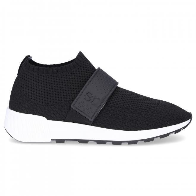 Sergio Rossi Sergio Rossi Trampki wsuwane SR1  nylon stretch Logo czarny