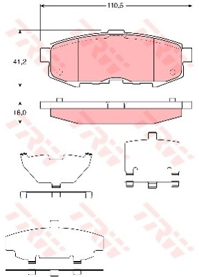 TRW KFZ Ausruestung GmbH) KFZ Ausruestung GmbH) GDB3406 GDB3406