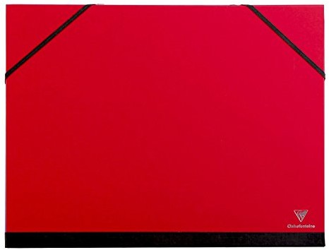 Clairefontaine 28 x 38 cm, 6-częściowy, czerwony 44805C