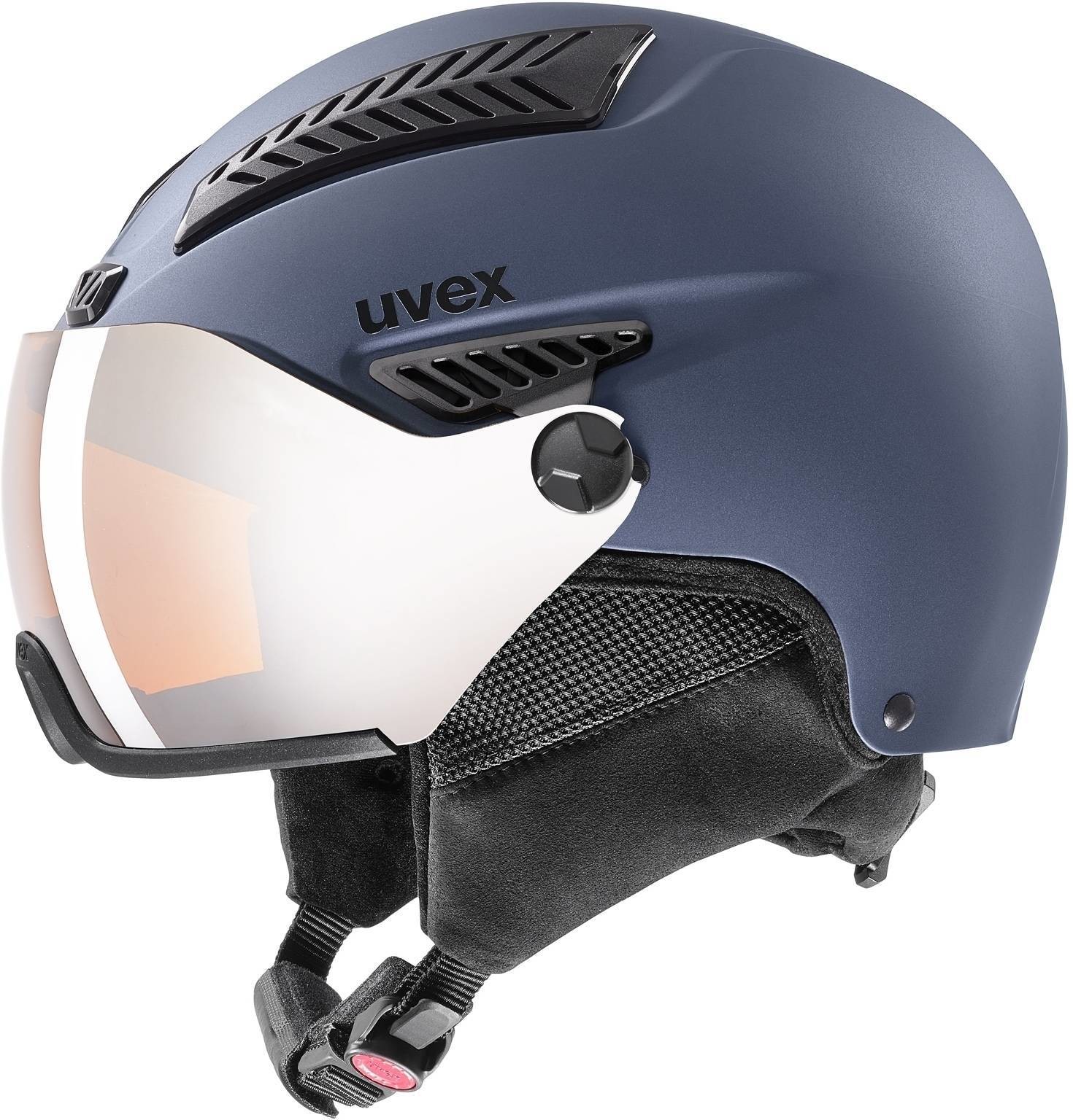 Uvex Hlmt 600 Visor Ski Helmet Blue Mat 55-57 cm 19/20