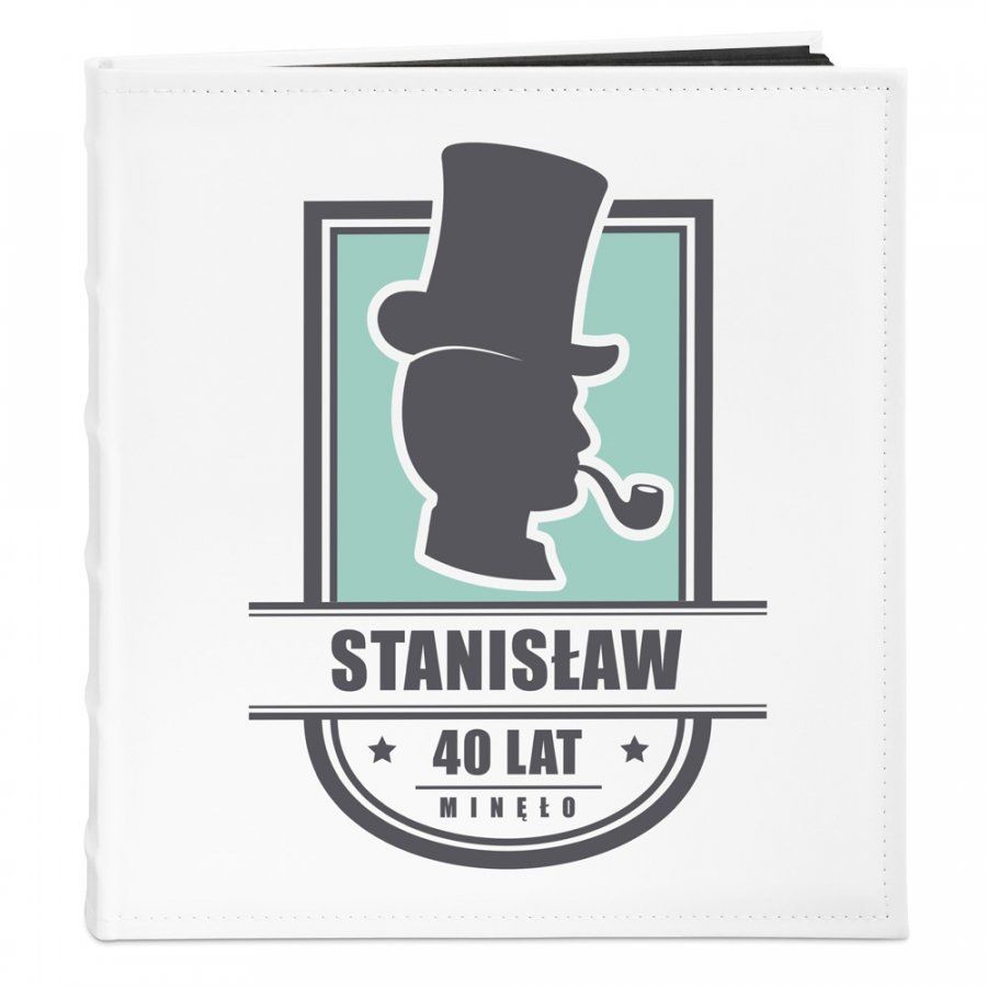 NA Murrano Album Zdjęcia Duży Dla Gentlemana Jubileusz Nadruk ALB-BC-BK-UV-012