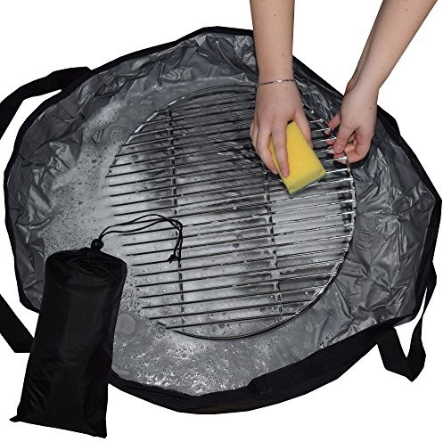Syntrox Germany Syntrox Niemcy torba na czyszczenie dla wszystkich ruszty Smoker BBQ grill grill piecem wędzarniczym wózek grill stojący kominek Barbecue Grill grill drewniane węglowych