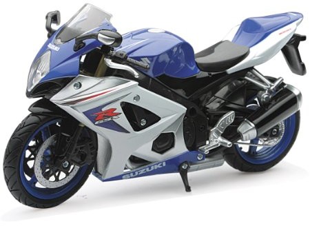 NewRay Suzuki GSX-R1000, 2008 Model Motocykl różne kolory 57003