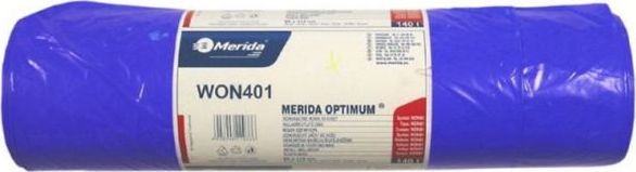 Merida Worki na śmieci 160L 30 90x110cm OPTIMUM rolka niebieskie 25szt. /WON401/ ME184-1