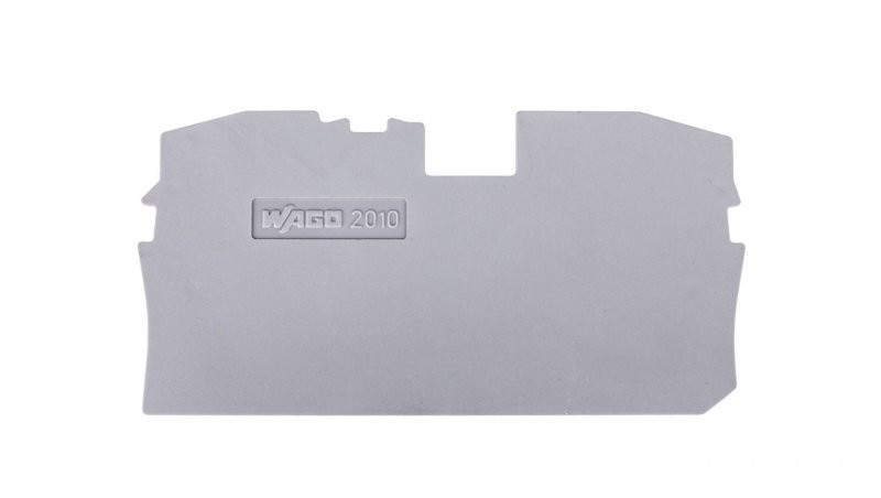 Wago Ścianka końcowa szara TOPJOBS 2010-1291 /25szt./ 2010-1291