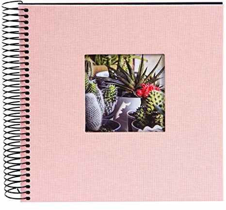 goldbuch Goldbuch album spiralny z wycięciem na zdjęcie, Bella Vista, cm, 40 czarnych stron, len, Coffee Bronze,, 20x20 cm