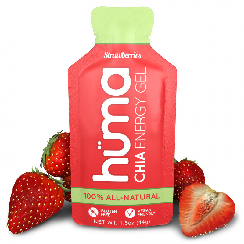 Huma HUMA CHIA ENERGY GEL ŻEL ENERGETYCZNY CHIA I TRUSKAWKA 43G