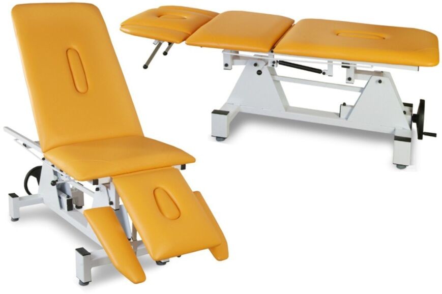Juventas NSR-F stół rehabilitacyjny do terapii i masażu 3-częściowy manualny NSR F / NSR F Plus