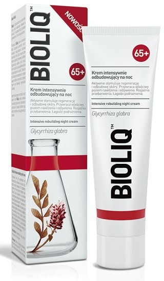 Aflofarm Farmacja Polska Sp. z o BIOLIQ 65+ Krem intensywnie odbudowujący na noc 50 ml 7080521