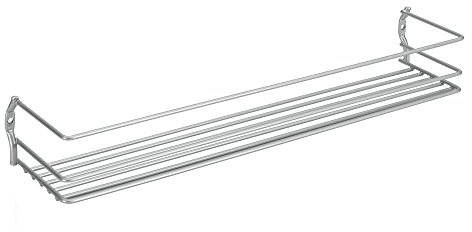Metaltex 364631039 1-piętrowy pepito regał na pojemniki do produktów sypkich, polyt herm powlekane, srebrny, 5.0 x 36.0 x 10.0 cm 364631039