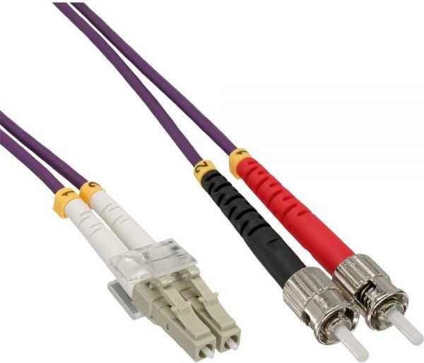 InLine Patchcord światłowodowy LC/ST 50/125m OM4 10m 88510P 88510P
