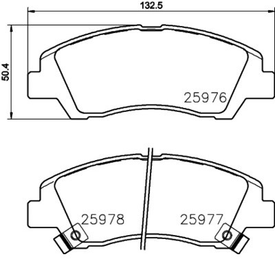 HELLA PAGID - Pagid GmbH) PAGID - Pagid GmbH) 8DB 355 023-001 8DB 355 023-001