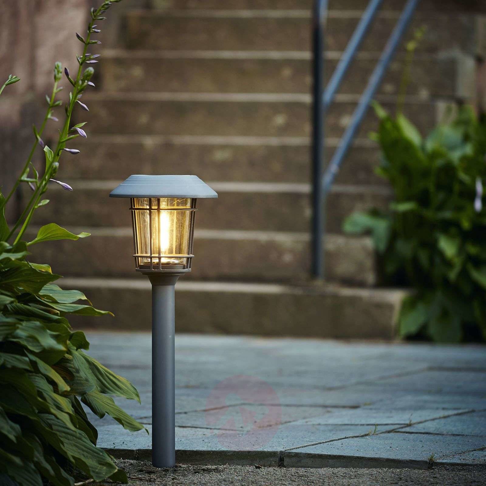 Best Season Lampa solarna LED Filip w graficie, grot ziemny