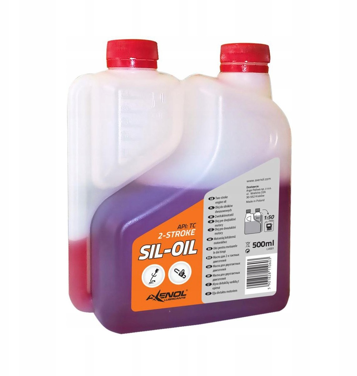 AXENOL Olej silnikowy 10W40 0.5 l Axenol Sil - Oil