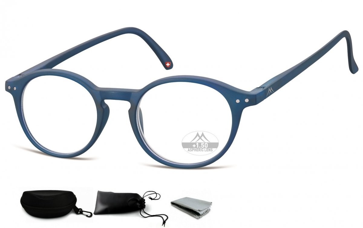 Montana Asferyczne Okulary Lenonki do Czytania Plusy MR65B MR65B