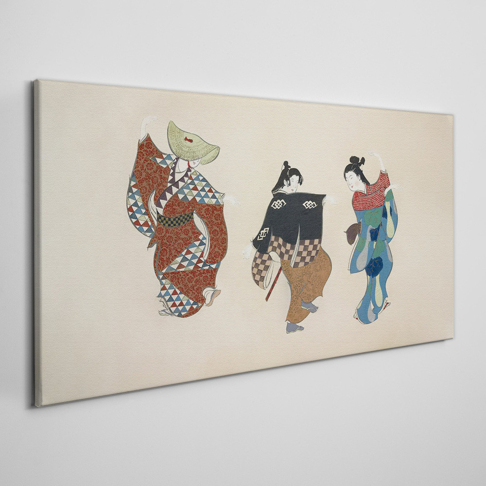 PL Coloray Obraz Canvas Azjatki Kobieta Kimono 100x50cm