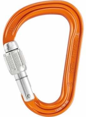 Petzl Karabinek ATTACHE kolor pomarańczowy