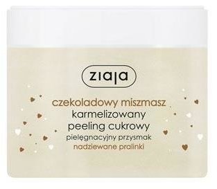 Ziaja Czekoladowy miszmasz karmelizowany peeling cukrowy Nadziewane Pralinki 300ml 76092-uniw
