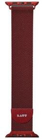 Apple Pasek wymienny LAUT na Watch 42/44 mm milánský tah LAUT-AWL-ST-R) Czerwony