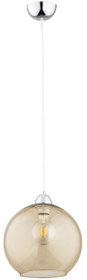 Alfa Sosnowscy Lampa wisząca do salonu RICO E27 wys. 80cm beżowy 60709