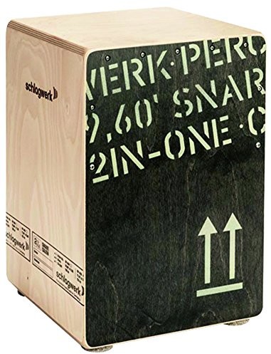 Schlagwerk Cajon CP403BLK 2 w 1 brzoza czarna średnia CP403BLK